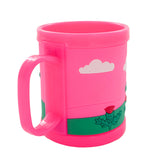 CHILD MUG -SMALL FLOWER, PINK