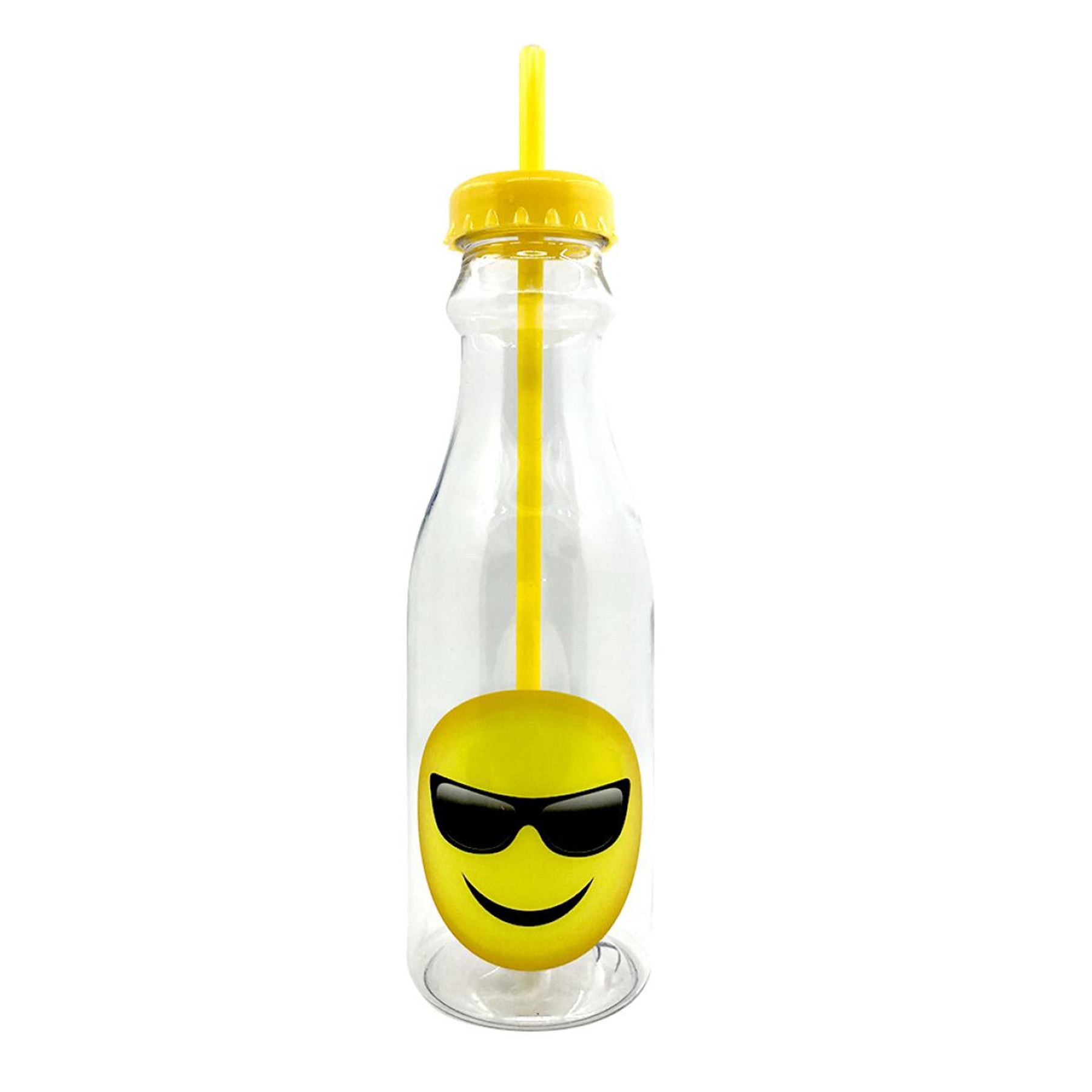 Bottle with Straw, Yellow