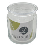 Glass Canister with Lid , Clear Color