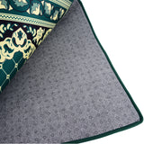 3-Person prayer mat - Green