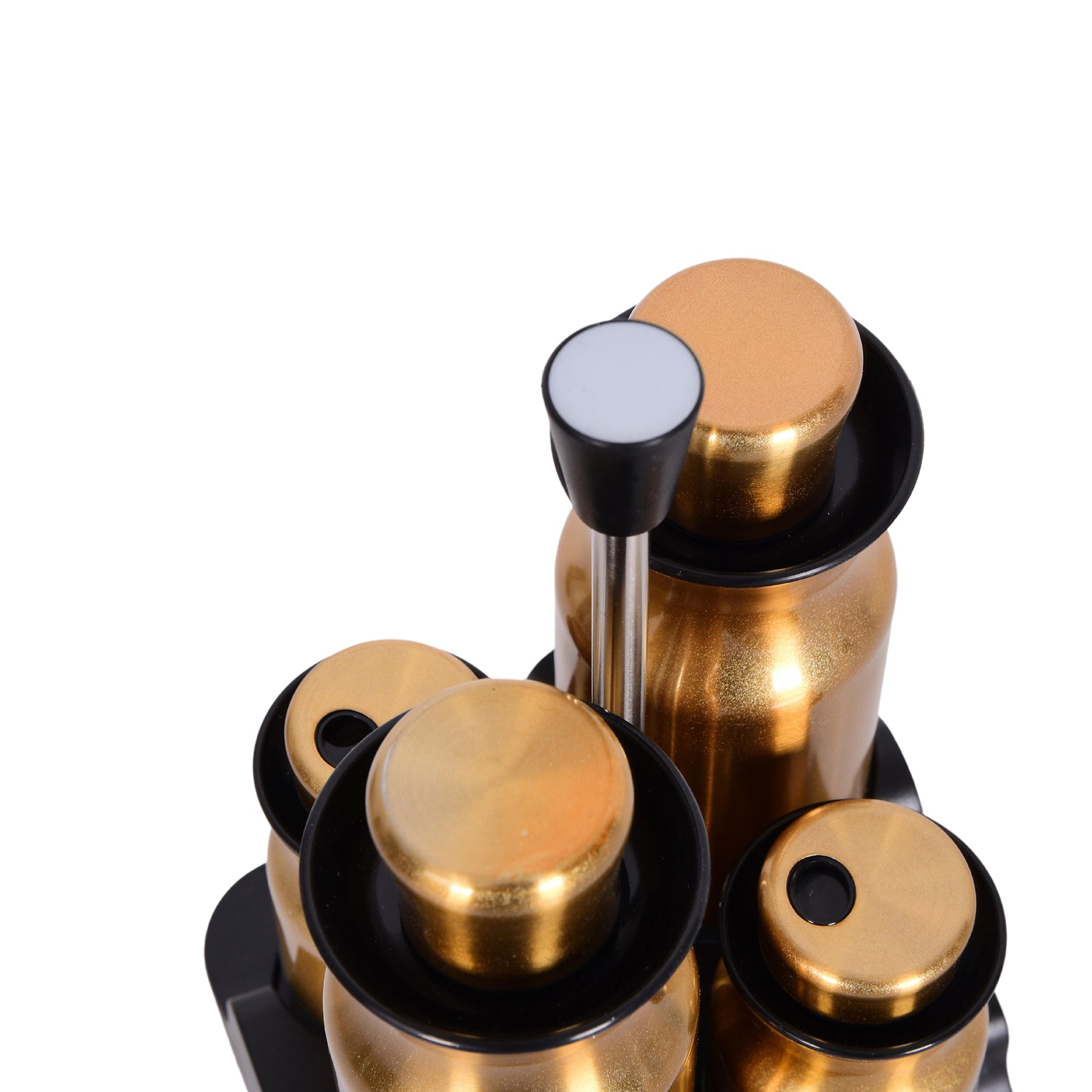 Spices & Oil & Vinegar Bottles - Gold Color