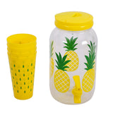 Plastic juice dispenser - Yellow Color