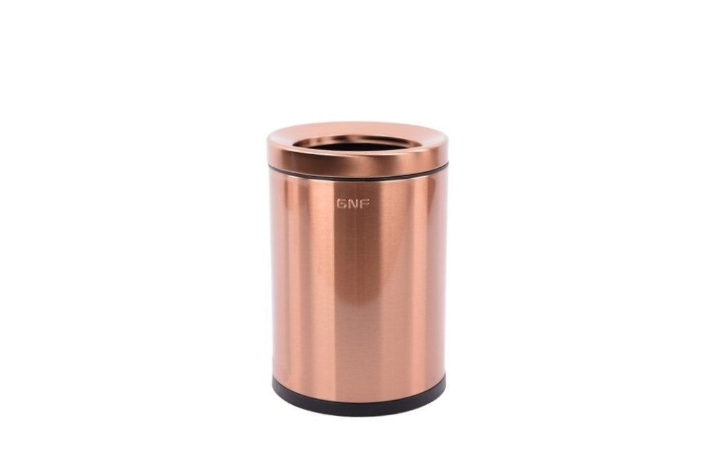 Round Recycle Bin - Bronze