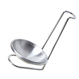 Stainless steel ladle holder single