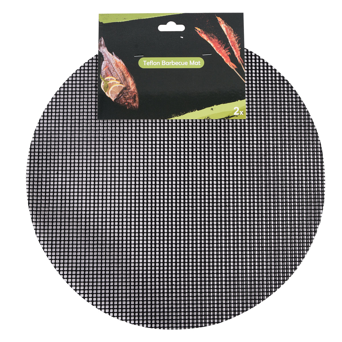 Round grill mat - Black