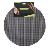 Round grill mat - Black