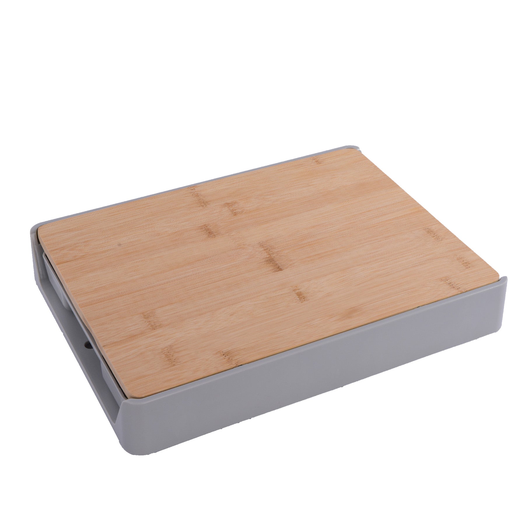 Bamboo Chopping board with tray