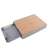 Bamboo Chopping board with tray