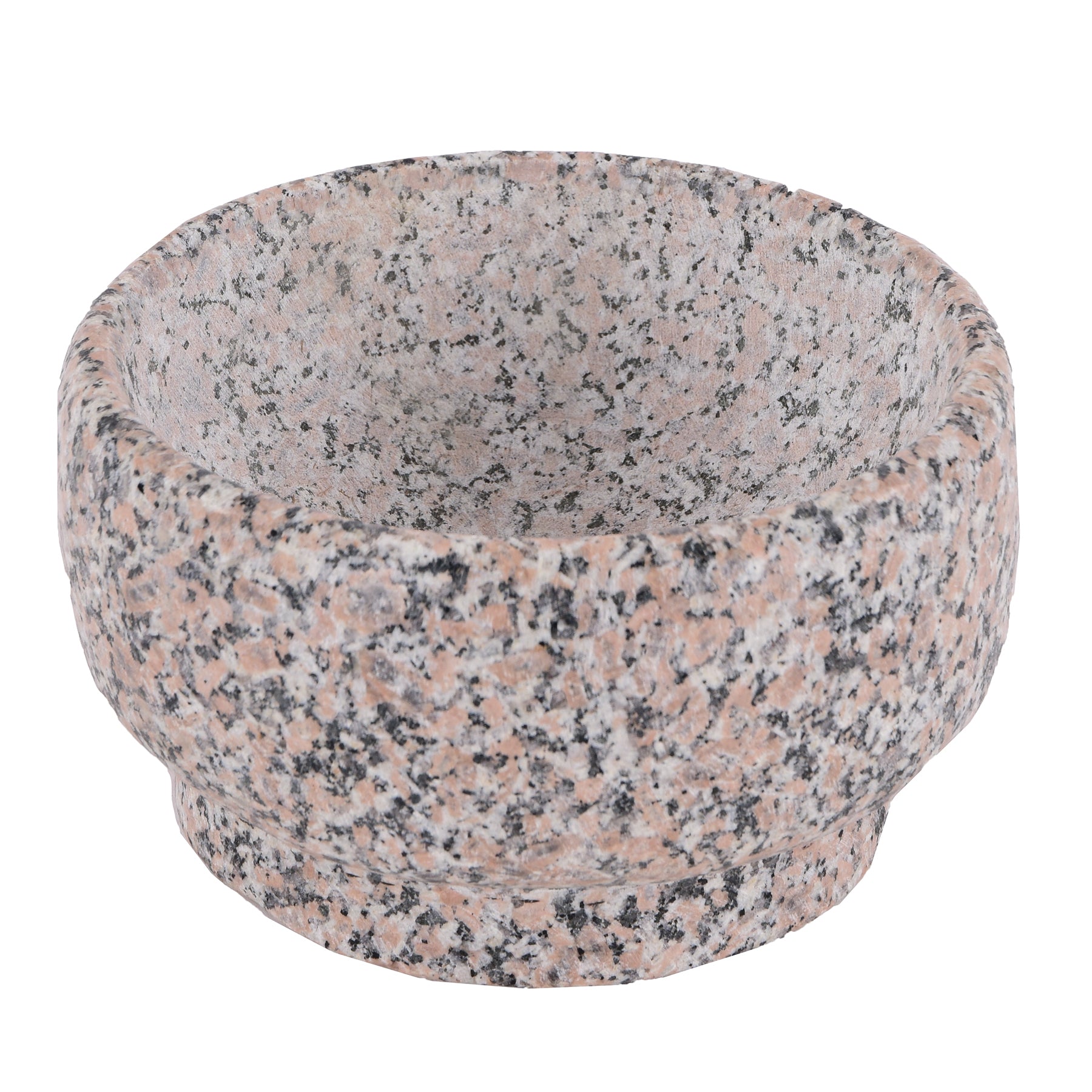 Granite mortar & pestle set , Light Grey color.