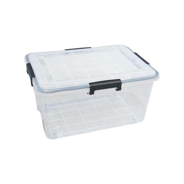 Storage box with wheels - Transparent