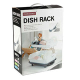 Dish Rack, White & Grey