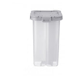 Compartment plastic storage - Grey color.