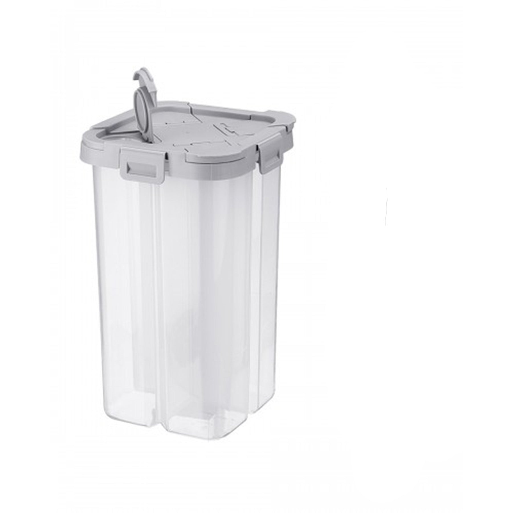 Compartment plastic storage - Grey color.