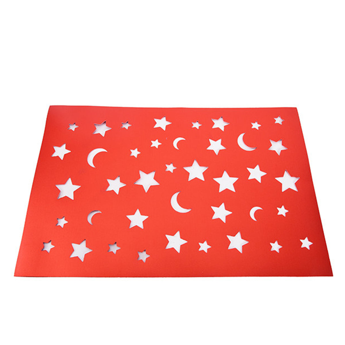 Rectangular place mat - red color