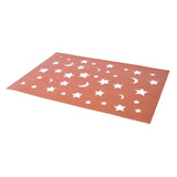 Rectangle Mat , Brown Color