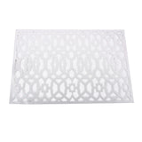 Rectangular Placemat, Silver Color