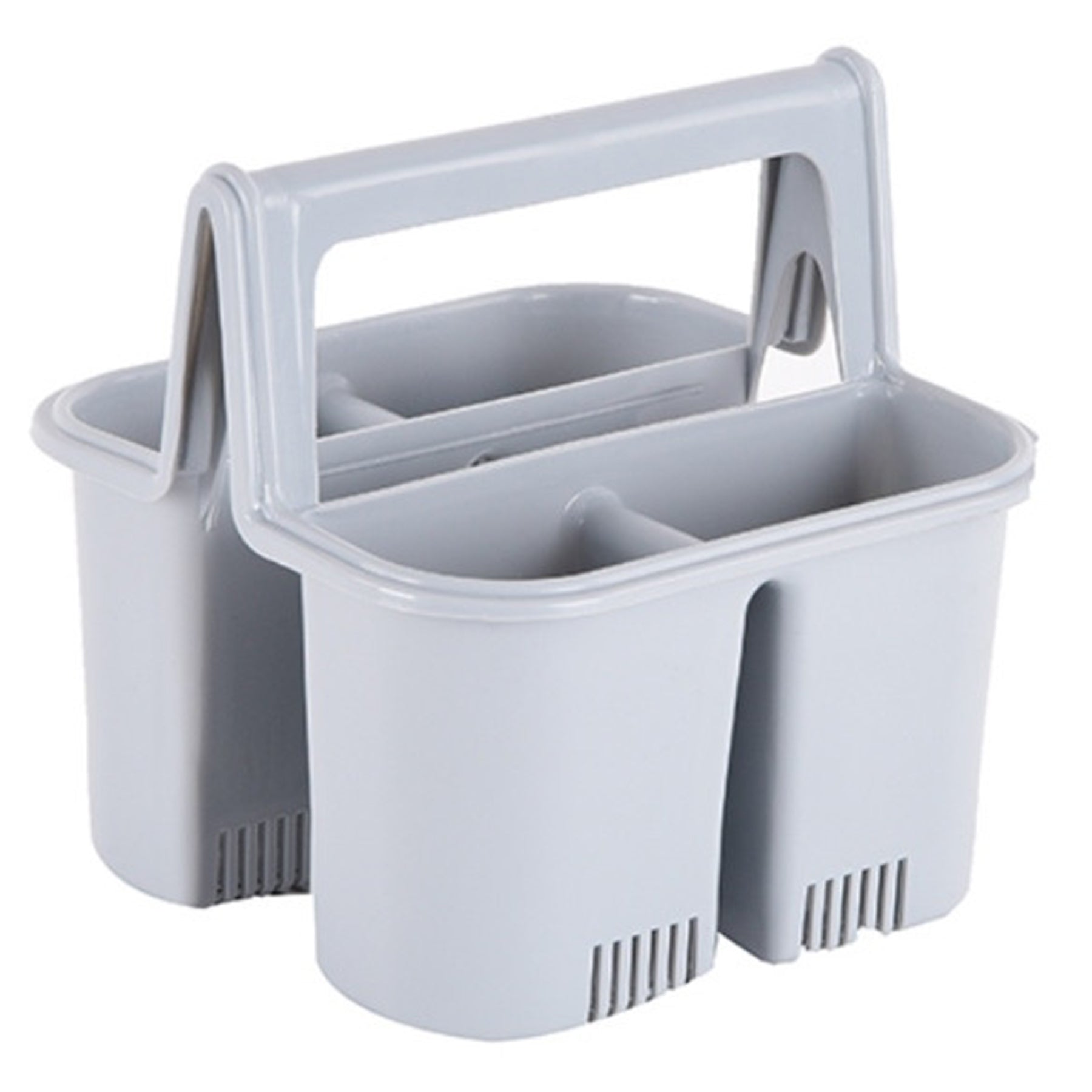 cutlery holder with handle - Grey Color