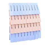 Plastic clothespins - Beige & Blue Color