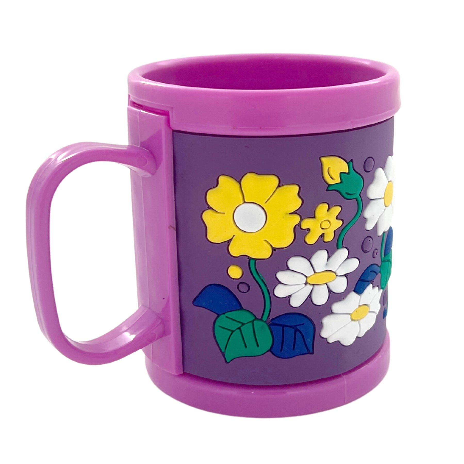 CHILD MUG -SMALL FLOWER, purple