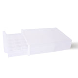 Egg box single layer, White