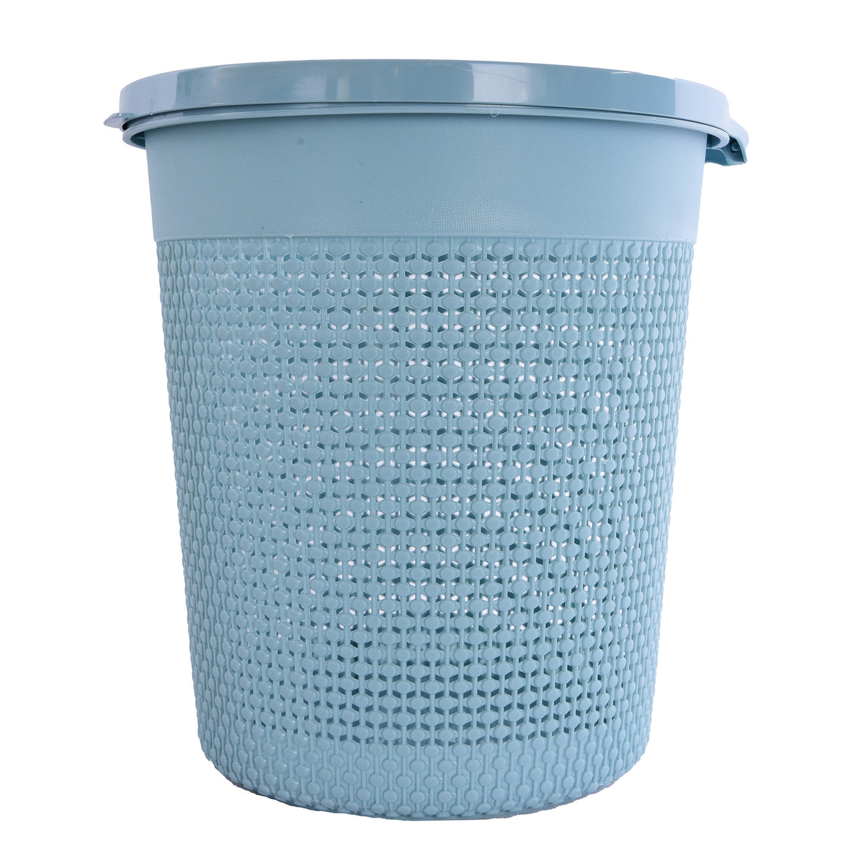 Round trash can - Blue