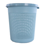 Round trash can - Blue