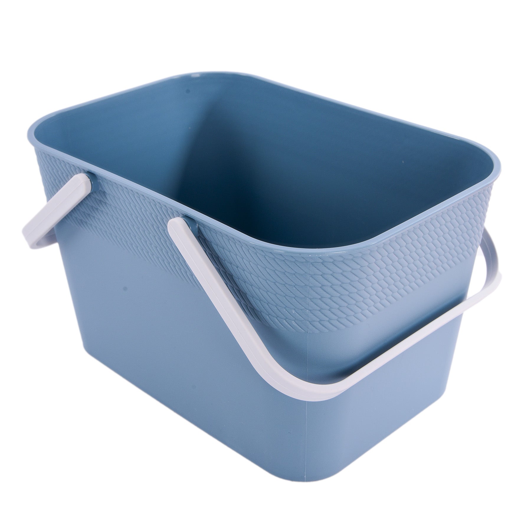 Basket with handles - blue