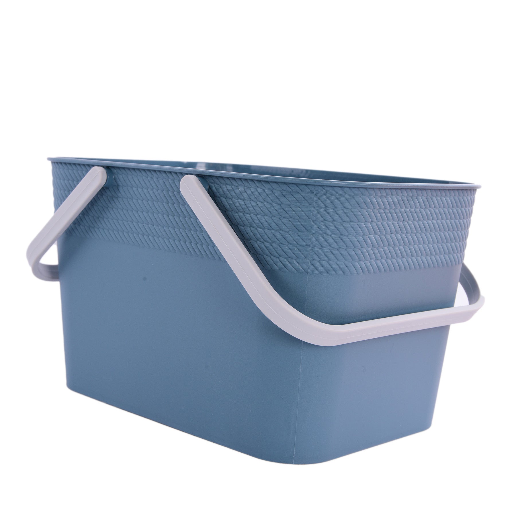 Basket with handles - blue