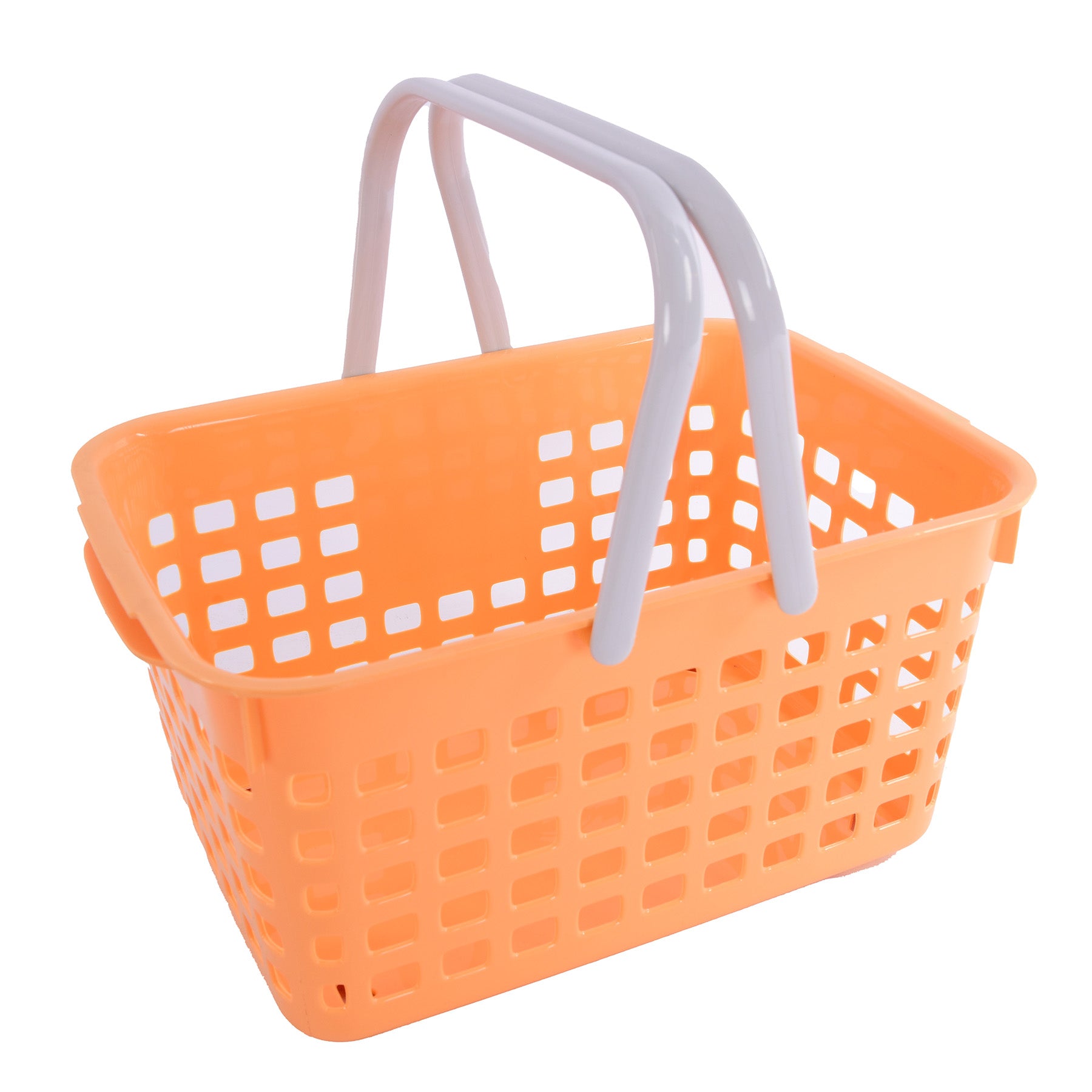 Basket with handles - yellow