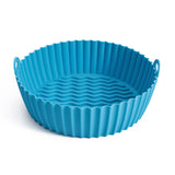 Silicone air fryer liner - blue