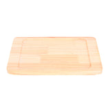 Rectangle Fry Pan With Wooden Platter