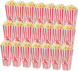 Large Popcorn holder, White & Red