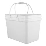 PLASTIC BUCKET SQR W/HANDLE 20L