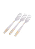 Cake Forks 6 PCS Set- Silver & Gold