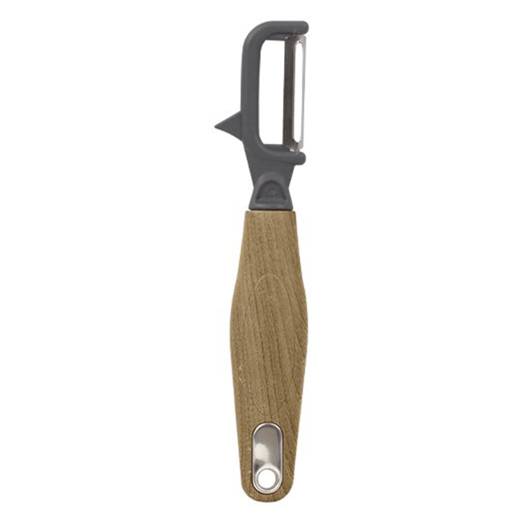 Wooden Peeler - Brown & Grey