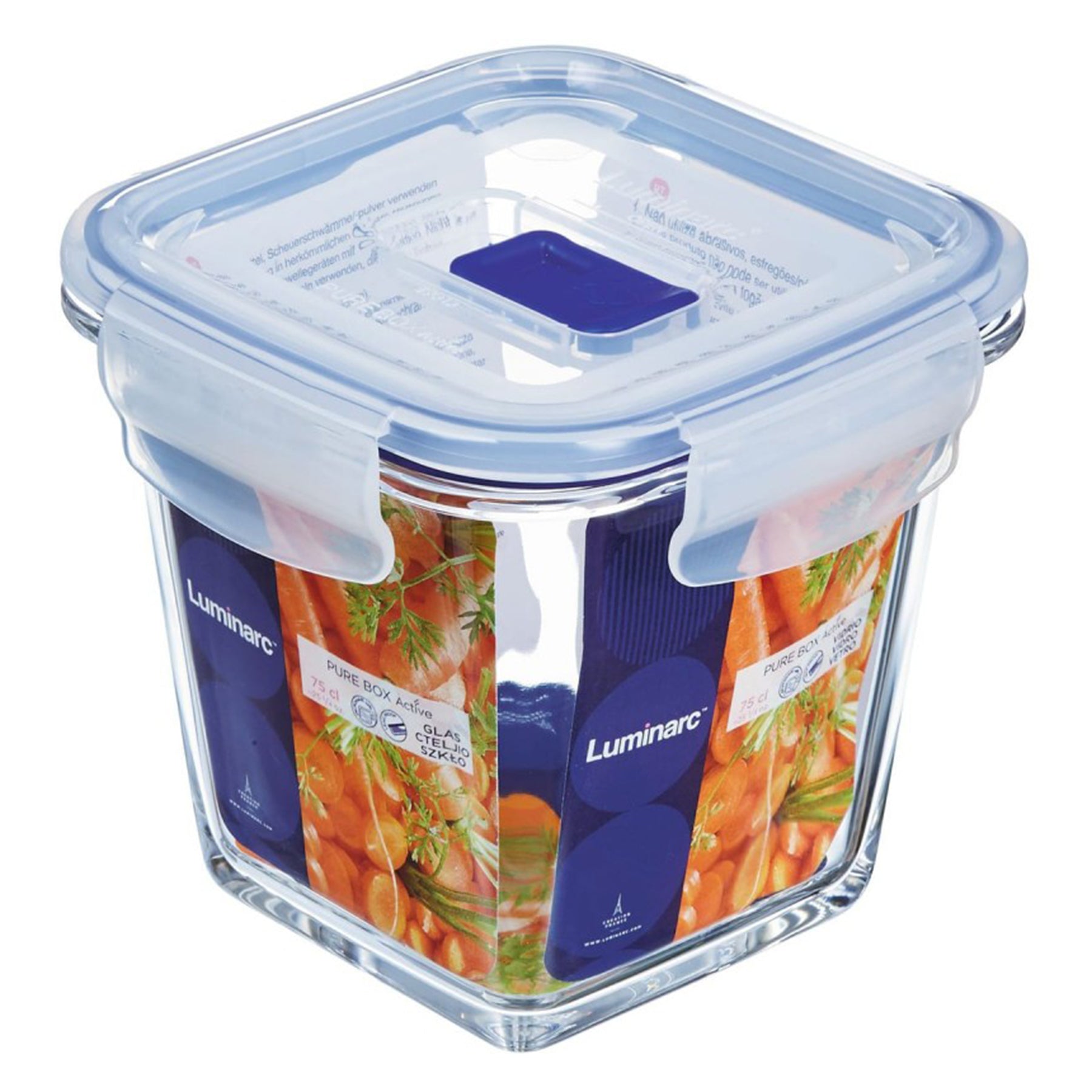 Square Deep Food Canister , Clear Color