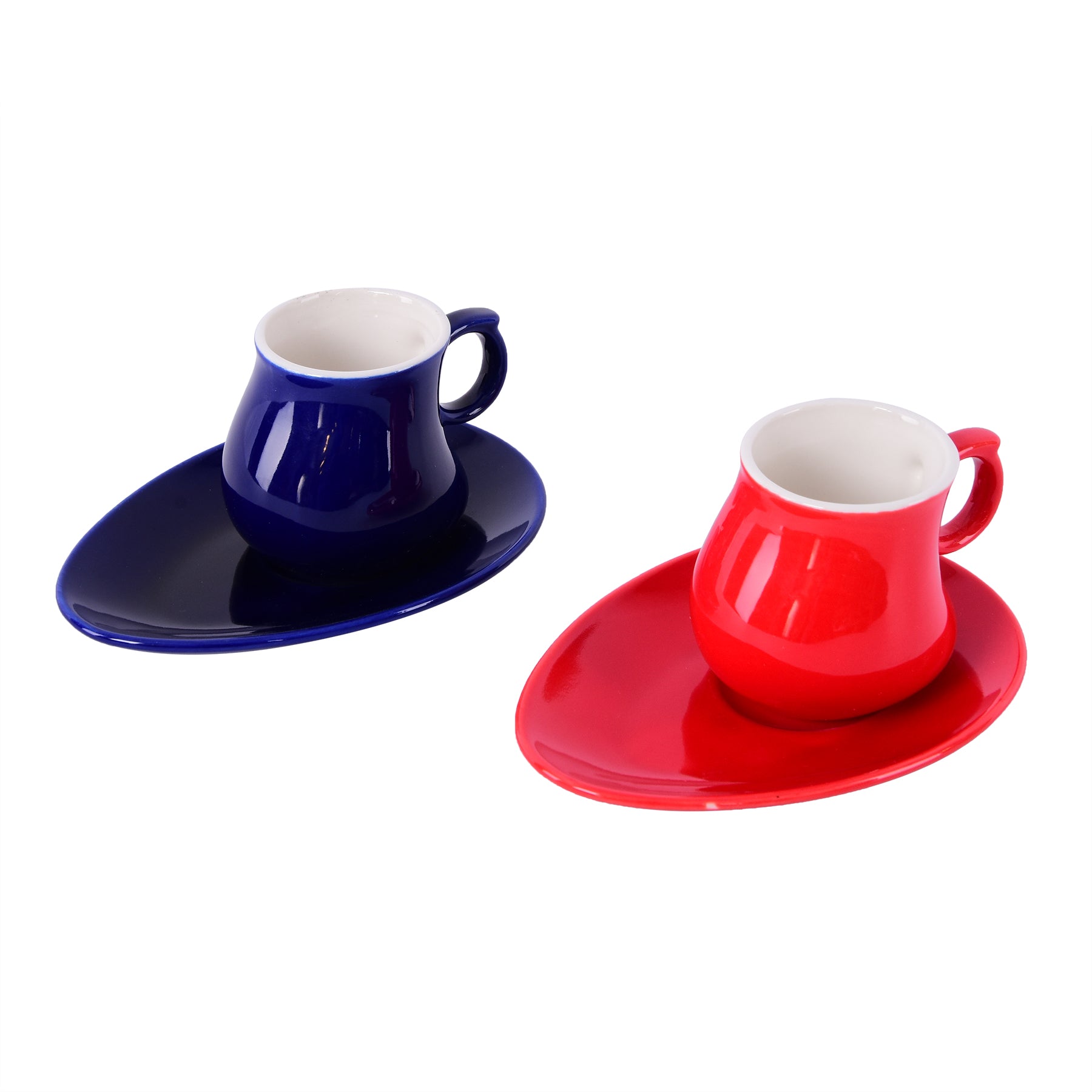 Coffee Set- Red & Navy