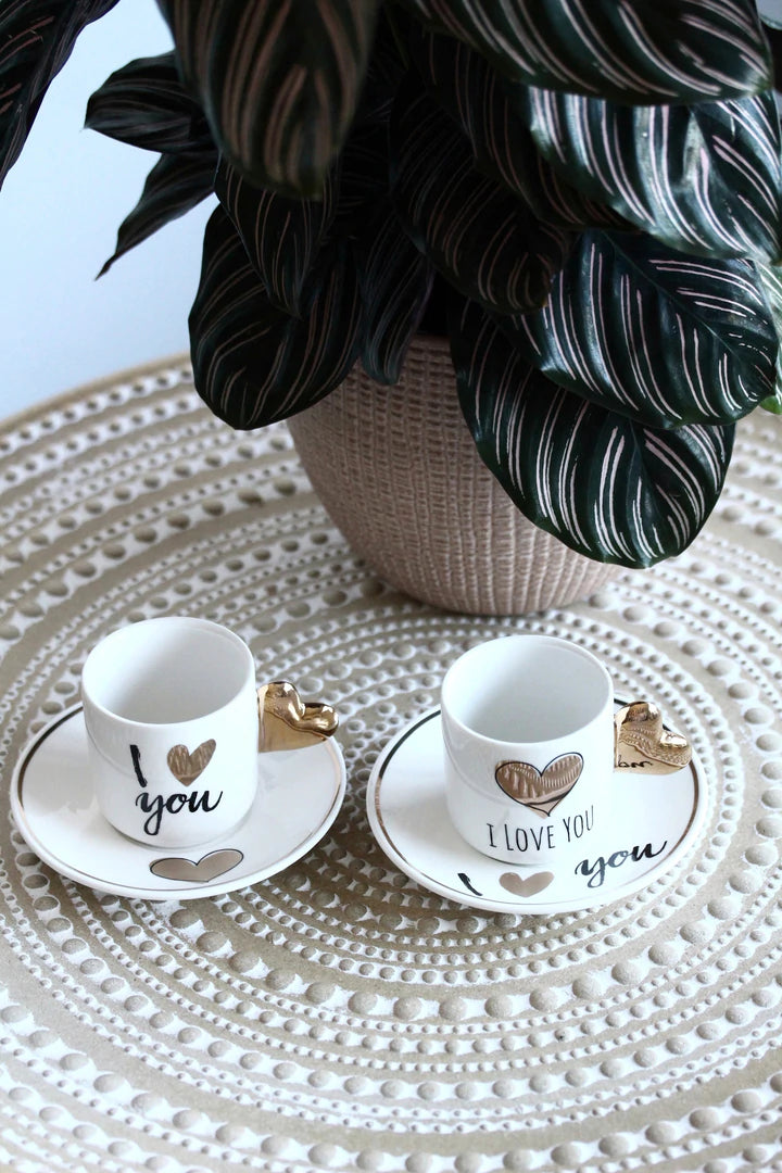 Coffee Cups set 2 pcs