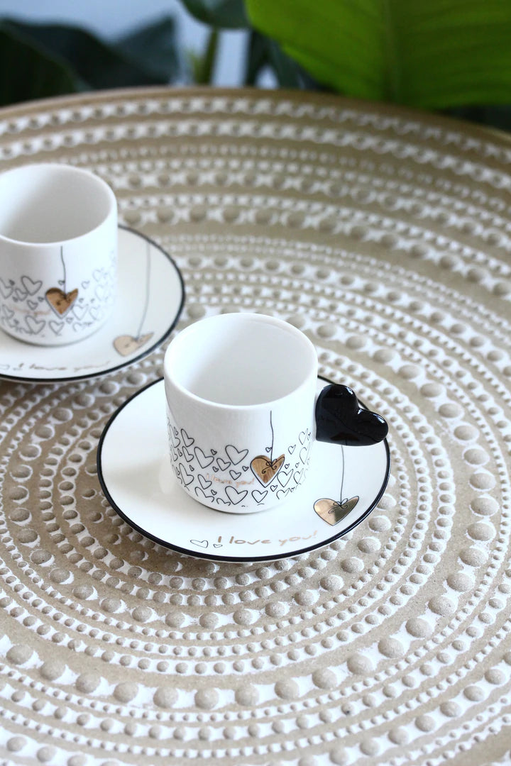 Coffee Cups set 2 pcs