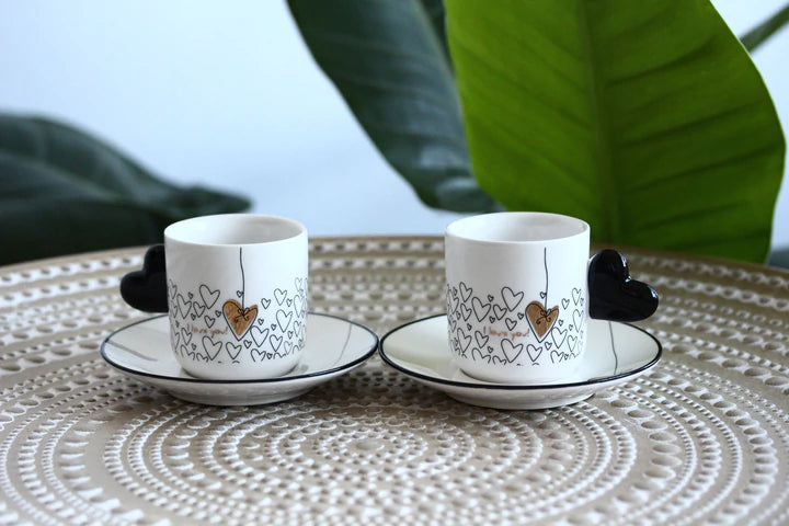 Coffee Cups set 2 pcs