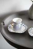 Coffee Set - Blue & White