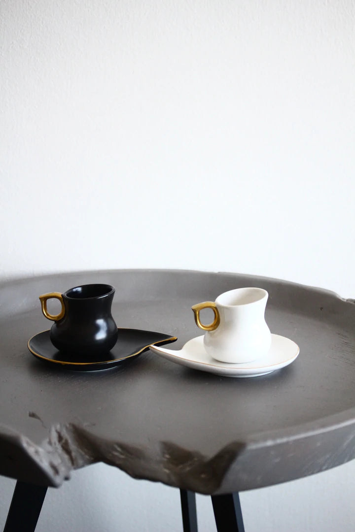 Coffee Set - White & Black