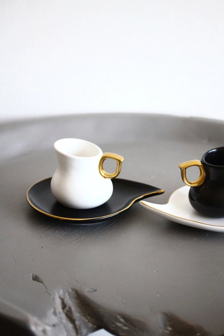 Coffee Set - White & Black