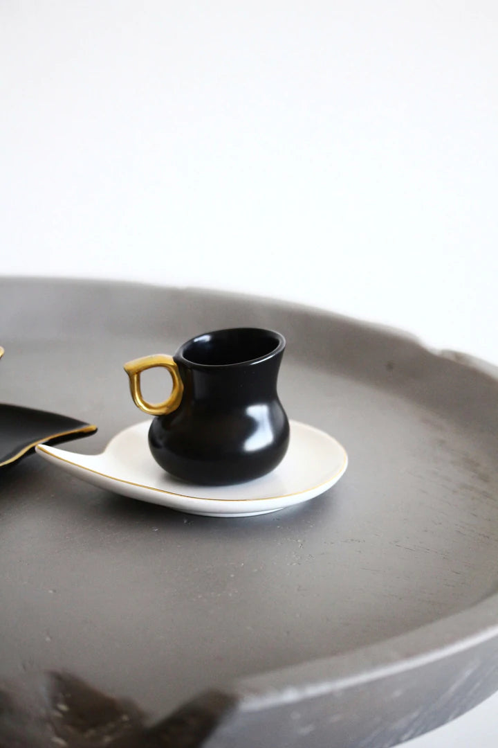 Coffee Set - White & Black