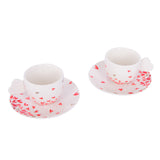 Coffee Set - Red & White