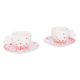 Coffee Set - Red & White