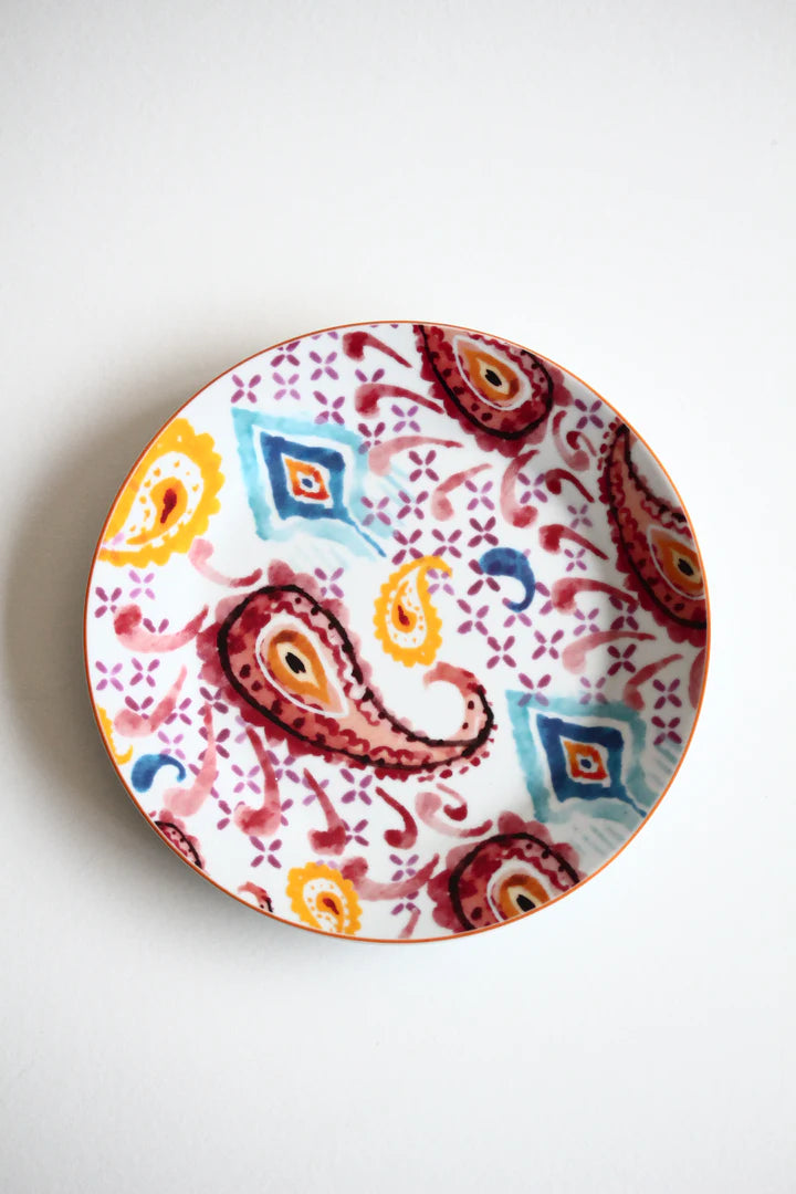 Round Cake Dish 4 pcs - Multi Color