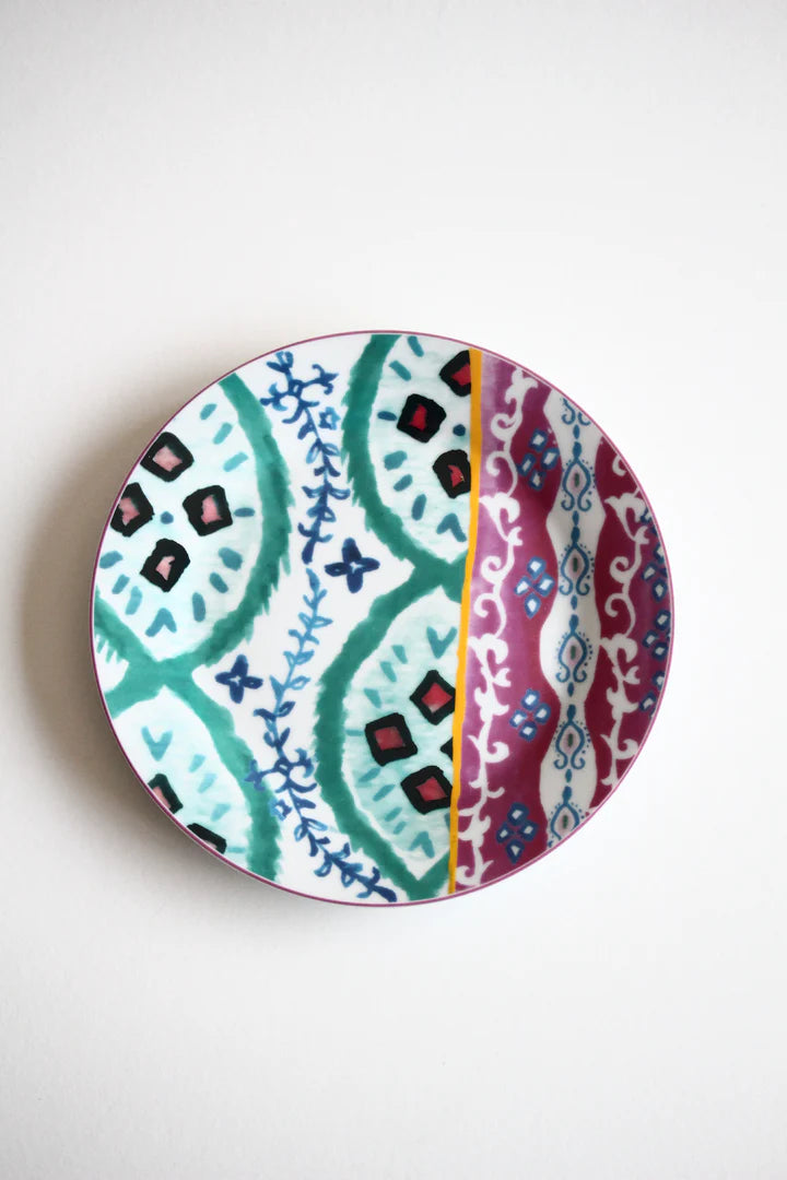 Round Cake Dish 4 pcs - Multi Color