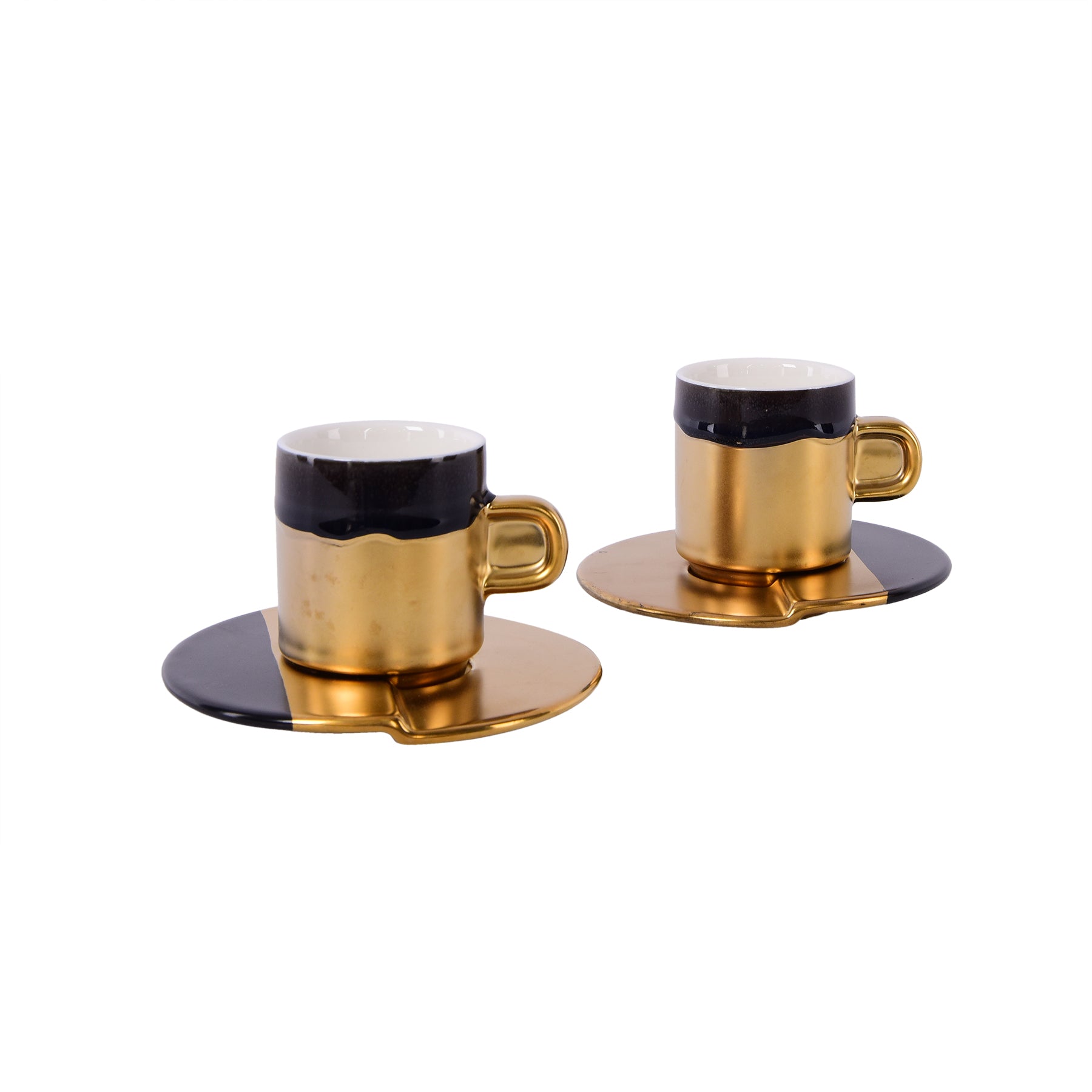 Coffee Set 2 pcs - Gold