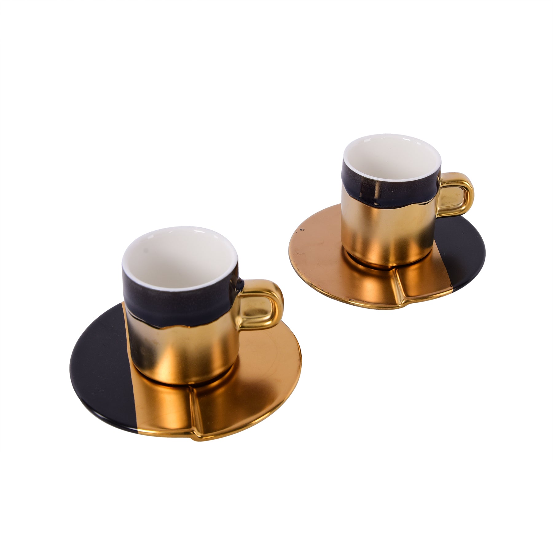 Coffee Set 2 pcs - Gold